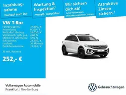 Pure white Gebraucht 2024 VW T-Roc R-line SUV | 37.400 € (Teuer)