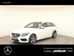 Polarweiss unilack Gebraucht 2017 Mercedes C400 AMG line | 23.900 € (Superpreis)