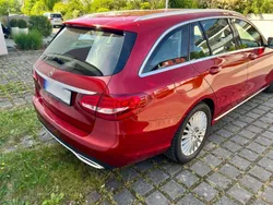 Rot Gebraucht 2015 Mercedes C220 Exclusive Kombi | 17.599 € (Fairer Preis)