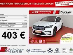 Moonweiss metallic Gebraucht 2022 Skoda Enyaq iV RS SUV | 33.949 € (Guter Preis)
