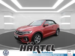 Kings red, metallic Gebraucht 2024 VW T-Roc Cabriolet R-line Cabrio | 33.900 € (Fairer Preis)