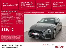 Grau Gebraucht 2024 Audi A3 Sportback S-Line Limousine | 38.500 € (Fairer Preis)
