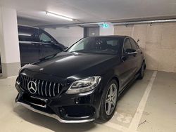 Schwarz Gebraucht 2015 Mercedes C220 AMG line Limousine | 19.299 € (Etwas zu teuer)