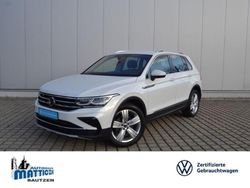 Oryxweiß perlmutteffekt (metallic) Gebraucht 2021 VW Tiguan Elegance SUV | 31.440 € (Teuer)