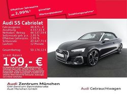 Mythosschwarz metallic/verdeck Gebraucht 2022 Audi S5 Cabriolet Sport Cabrio | 48.875 € (Guter Preis)