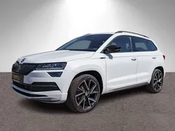 Moonweiss metallic Gebraucht 2022 Skoda Karoq SportLine SUV | 24.990 € (Guter Preis)