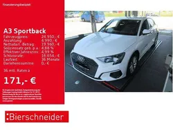 Weiss Gebraucht 2024 Audi A3 Sportback Business Limousine | 24.950 € (Superpreis)