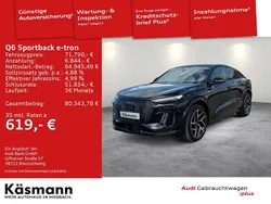 Mythosschwarz metallic Gebraucht 2025 Audi Q6 e-tron SUV | 71.790 €