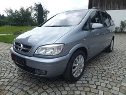 Blau Gebraucht 2004 Opel Zafira Elegance Van / Kleinbus | 1.990 € (Etwas zu teuer)