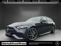 Lack graphitgrau Gebraucht 2024 Mercedes C200 AMG line Kombi | 45.790 €