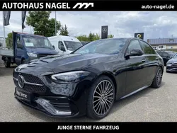 Schwarz Gebraucht 2024 Mercedes C300 AMG Line Premium Limousine | 47.239 € (Fairer Preis)