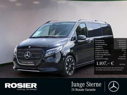 Schwarz / obsidianschwarz Gebraucht 2024 Mercedes V300 Avantgarde Van / Kleinbus | 74.440 € (Teuer)