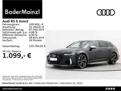 Mythosschwarz metallic (metallic) Gebraucht 2023 Audi RS6 Performance Kombi | 106.550 € (Superpreis)