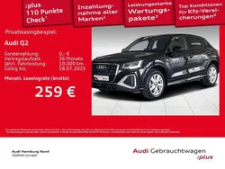 0e mythosschwarz metallic Gebraucht 2024 Audi Q2 S-Line SUV | 31.270 € (Superpreis)