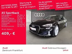Schwarz Gebraucht 2023 Audi A5 Sportback Advanced Limousine | 38.950 € (Fairer Preis)