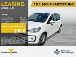 Weiß Gebraucht 2021 VW up! move up! Kleinwagen | 10.890 € (Fairer Preis)