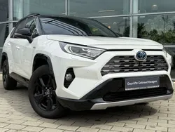 Novaweiß perleffekt / dach schwarz Gebraucht 2019 Toyota RAV4 Hybrid Basis SUV | 32.980 € (Etwas zu teuer)