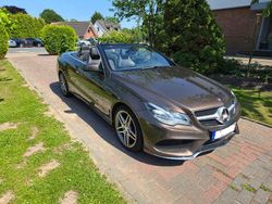 Braun Gebraucht 2015 Mercedes E220 AMG line Cabrio | 23.900 € (Teuer)