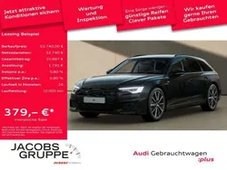 Mythosschwarz metallic Gebraucht 2024 Audi A6 S-Line Kombi | 52.740 €