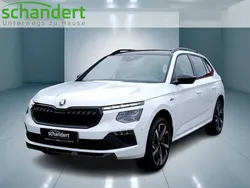Moonweiss metallic (weiß) metallic Neu 2025 Skoda Kamiq Monte Carlo SUV | 43.770 €