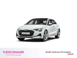 Gletscherweiß metallic Gebraucht 2025 Audi A3 Sportback Advanced Plus Limousine | 33.980 € (Guter Preis)