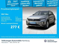 Pyritsilber metallic/schwarz Gebraucht 2024 VW T-Roc Life SUV | 25.750 € (Fairer Preis)