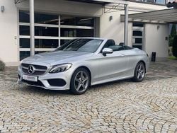 Iridiumsilber Gebraucht 2018 Mercedes C200 AMG line Cabrio | 29.950 € (Guter Preis)
