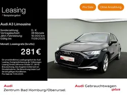 Mythosschwarz metallic Gebraucht 2024 Audi A3 Advanced Plus Limousine | 30.540 € (Superpreis)