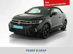 Deep black perleffekt schwarz Gebraucht 2024 VW T-Roc Cabriolet R-line Cabrio | 33.440 € (Guter Preis)