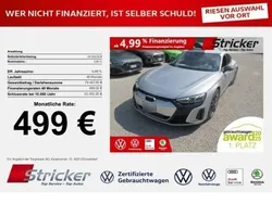 Silber (florettsilber metallic) Gebraucht 2024 Audi e-tron GT quattro Ambiente Limousine | 66.948 € (Superpreis)