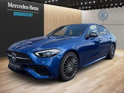 Blau Gebraucht 2024 Mercedes C300 AMG Limousine | 50.988 € (Teuer)