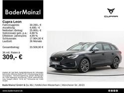 Mitternachtsschwarz (metallic) Gebraucht 2024 Cupra Leon VZ Kombi | 30.280 € (Guter Preis)