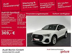 Gletscherweiß metallic Gebraucht 2021 Audi Q3 Sportback Ambiente SUV | 30.150 € (Guter Preis)