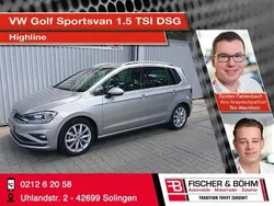Silber Gebraucht 2019 VW Golf Sportsvan Highline Van / Kleinbus | 21.490 € (Fairer Preis)