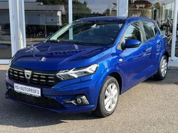 Blau Gebraucht 2022 Dacia Sandero Comfort Kleinwagen | 14.990 € (Fairer Preis)