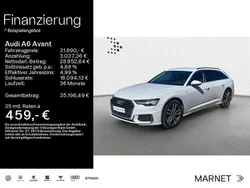 Gletscherweiß metallic Gebraucht 2022 Audi A6 S-Line Kombi | 31.890 € (Guter Preis)