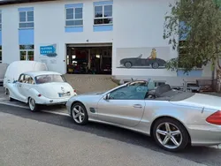 Silber Gebraucht 2004 Mercedes SL350 Cabrio | 21.500 € (Fairer Preis)