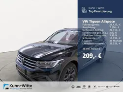 Deep black perleffekt Gebraucht 2022 VW Tiguan Allspace Life SUV | 28.425 € (Guter Preis)