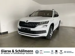 Moonweiß perleffekt (metallic) Gebraucht 2021 Skoda Kodiaq SportLine SUV | 30.950 € (Fairer Preis)