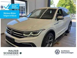 Pure white Gebraucht 2022 VW Tiguan Allspace R-line SUV | 31.950 € (Fairer Preis)