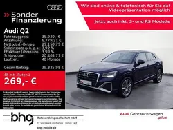 Navarrablau metallic Gebraucht 2024 Audi Q2 S-Line SUV | 35.930 € (Fairer Preis)