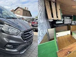 Grau Gebraucht 2021 Ford Transit Custom Van / Kleinbus | 27.800 € (Superpreis)