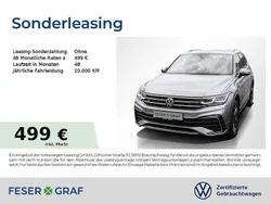 Silber (pyrit silber metallic) Gebraucht 2021 VW Tiguan R-line SUV | 37.950 € (Etwas zu teuer)
