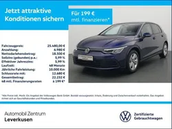 Blau Gebraucht 2024 VW Golf VIII Life Limousine | 25.480 € (Guter Preis)