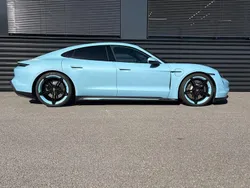 Blau Gebraucht 2022 Porsche Taycan Performance Package Limousine | 58.700 € (Superpreis)