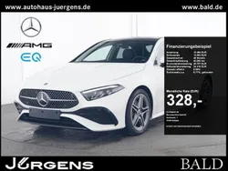 Weiss polarweiss Gebraucht 2024 Mercedes A200 AMG Limousine | 34.880 € (Etwas zu teuer)