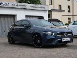Blau Gebraucht 2020 Mercedes A200 AMG line Limousine | 23.950 € (Fairer Preis)