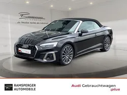Mythosschwarz metallic verdeck Gebraucht 2025 Audi A5 Cabriolet S-Line Cabrio | 61.880 € (Teuer)