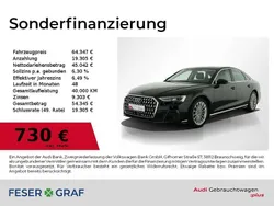 Brillantschwarz Gebraucht 2023 Audi A8 Ambiente Limousine | 64.347 € (Superpreis)