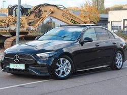 Obsidianschwarz Gebraucht 2023 Mercedes C200 AMG Limousine | 32.990 €